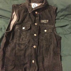 men’s UNIF denim vest